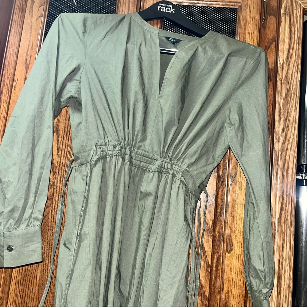 Rails Maple Tiered Drawstring Midi Dress - image 2